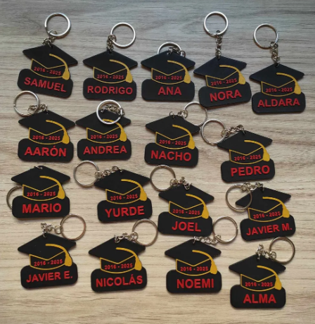 Colecție breloc-uri personalizate absolvire