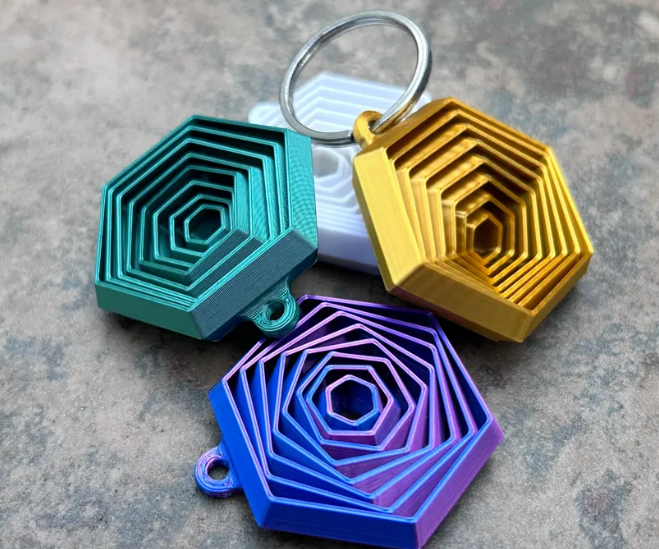 Breloc Hexagon